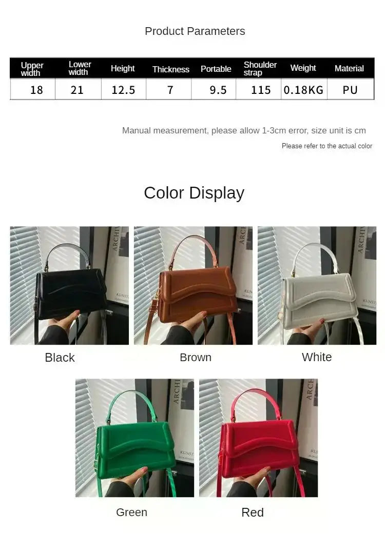 PU Leather Women’s Shoulder & Crossbody Tote Bag
