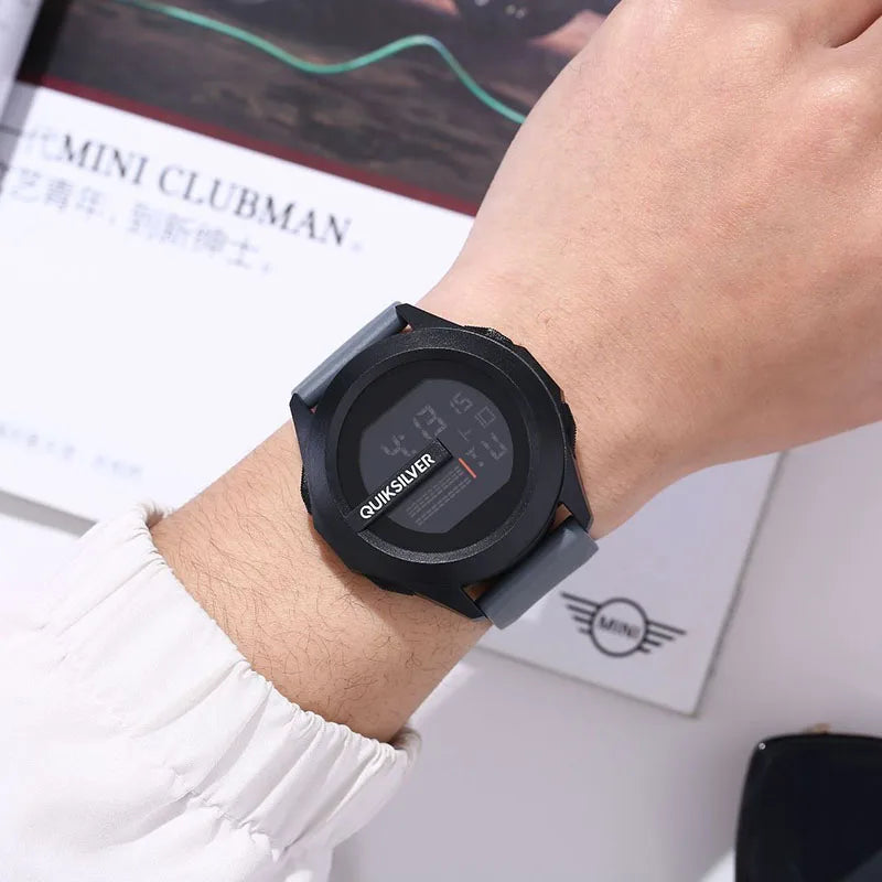 Men's Electronic Watch Multifunctional Waterproof Luminous Trend Sports Running Student Watch Fashionable