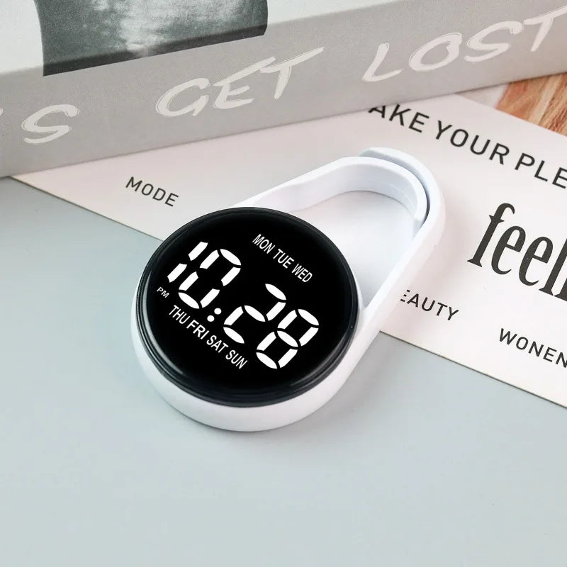 Luminous LED Electronic Watch Function Practical Digital Clock Pocket Watch for Student Mountaineer Portable Water Drop Keychain