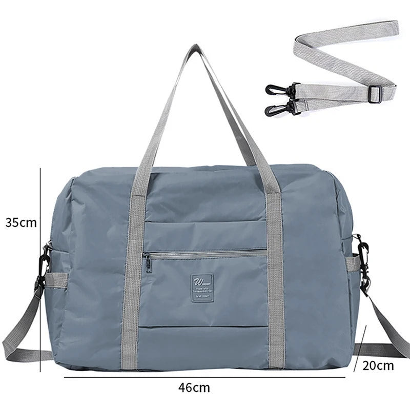 Travel Luggage Handbag Large Capacity Multifunctional Adjustable Lightweight Business Trips Short Distance Clothing Storage Bag