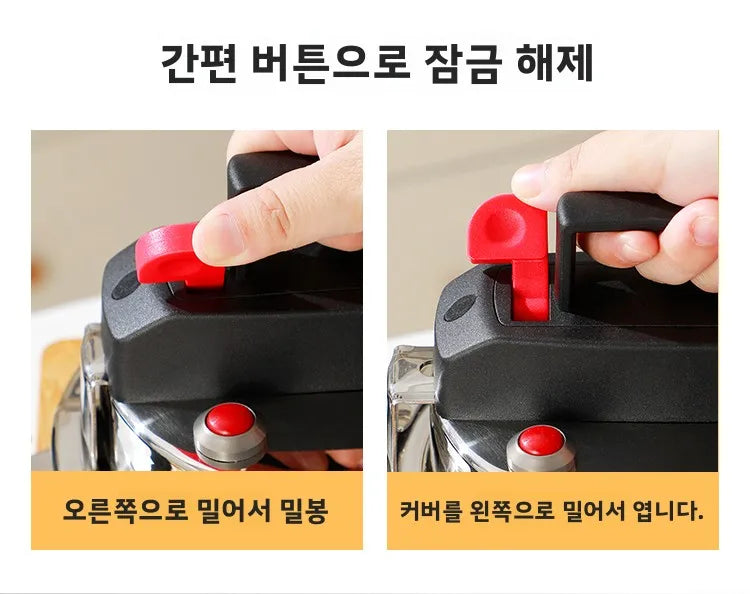 304 Stainless Steel Pressure Cooker, Includes Wooden Stand, Compatible with Gas Stoves, Suitable for Cooking Rice and Boiling Meat.