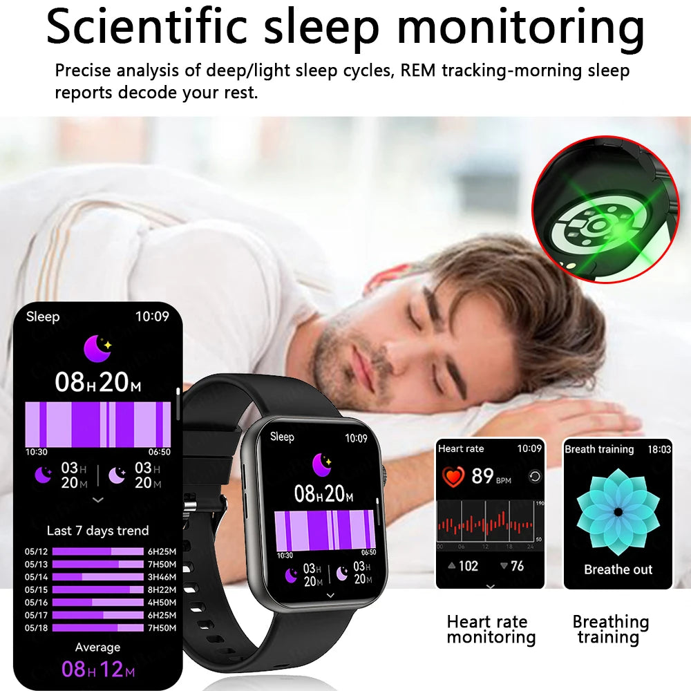 Bluetooth Call Smartwatch with Heart Rate