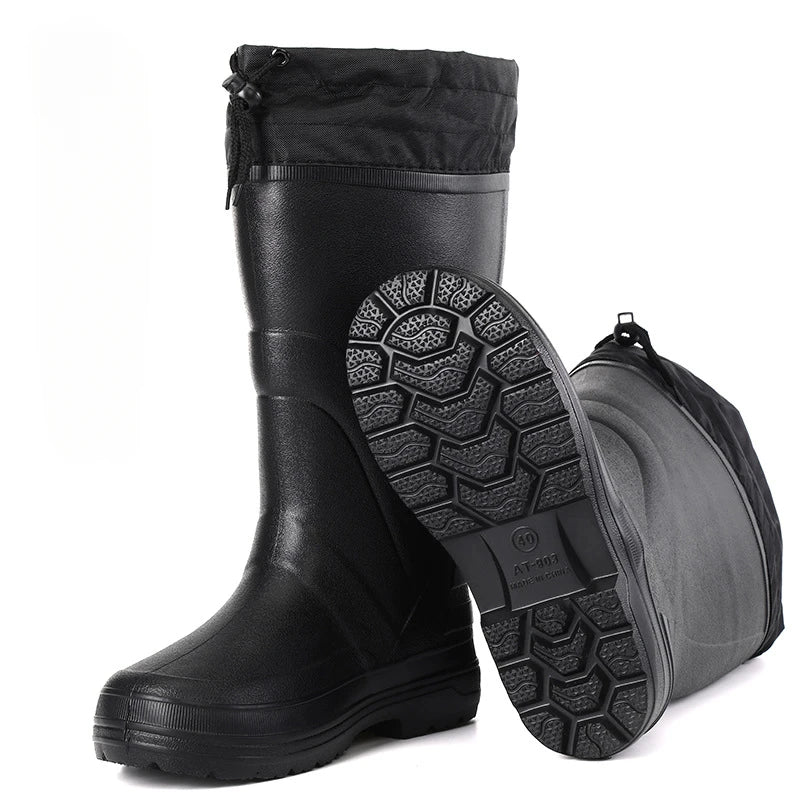 Men’s Waterproof EVA Rain Boots – Non-Slip Winter Shoes