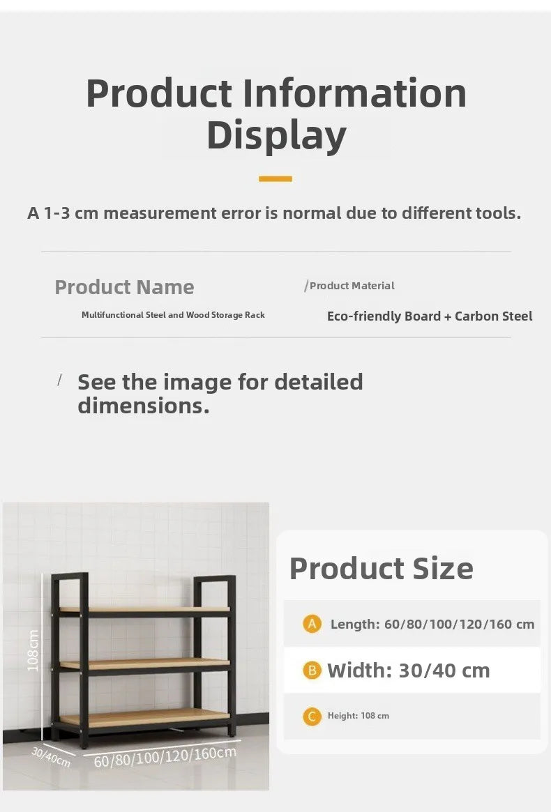 Multi-Layer Storage Ra Display elf Small Ornament Stand Iron Frame Floor-Mounted Balcony Storage Organizer Kitchen Accory
