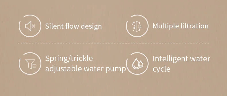 3L Automatic Cat Water Fountain Quiet USB