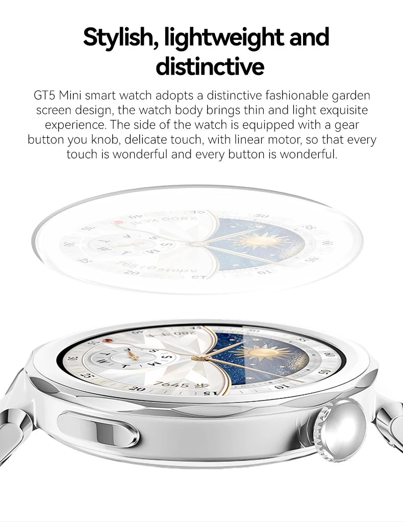 GT5 Mini Smartwatch with GPS NFC & Bluetooth Call