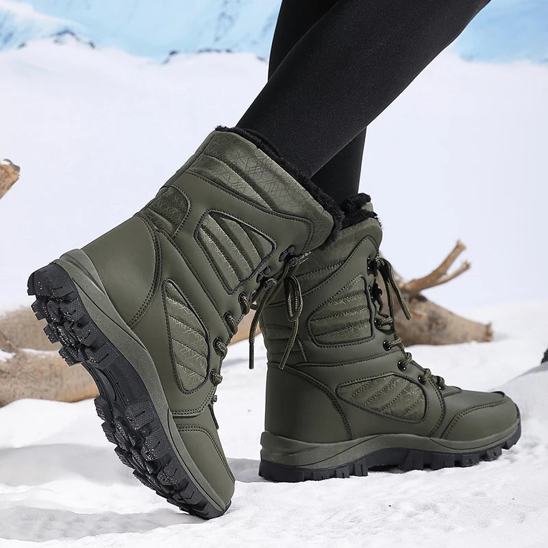 Women’s Winter Snow Boots – Waterproof Ankle Hiking Shoes