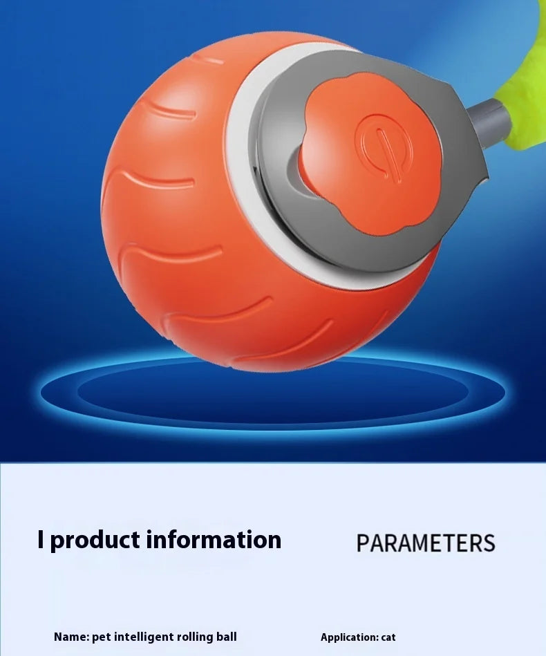 Smart Interactive Cat Toy Ball with Tail