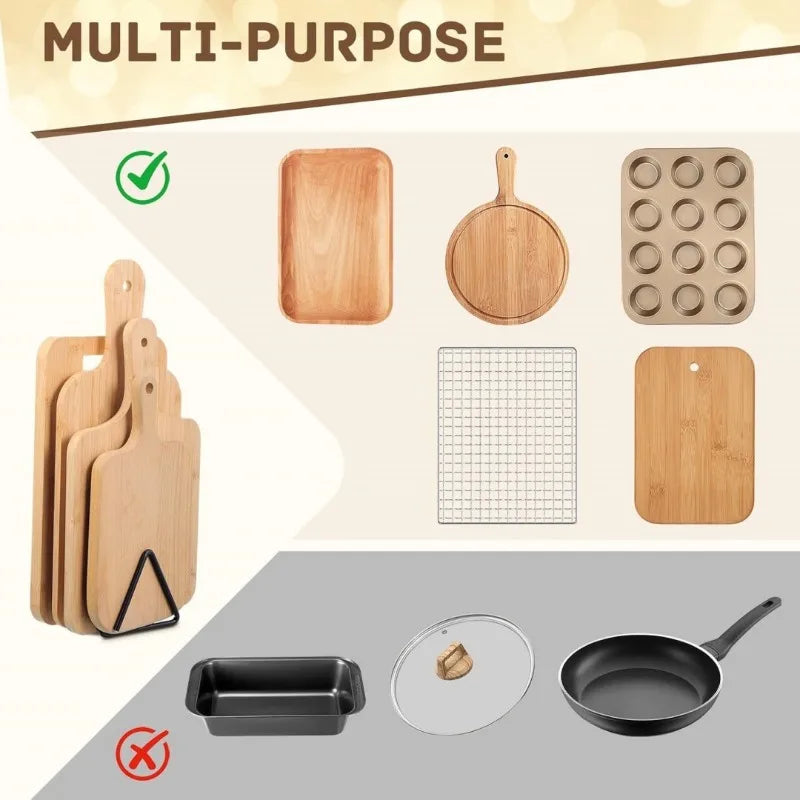 1PCS Rack Shelf Stand Multi-Functional Iron Kitchen Rack Space-Saving Rustproof Cutting Board Practical Organizer for Home Tools