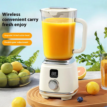 Portable Rechargeable Juicer Blender USB 2 in 1 Fruit Juice Extractor Quiet Operation for Travel Outdoor Baby Food Smoothie