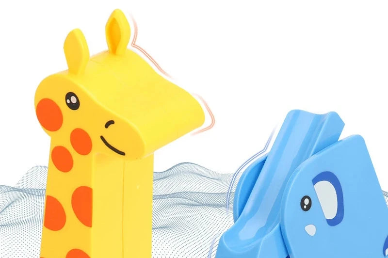 Marble Run Building Blocks Large Dinosaur Animals Slide Track Race Game Big Bricks STEM Educational Construction Toy Kids Gift