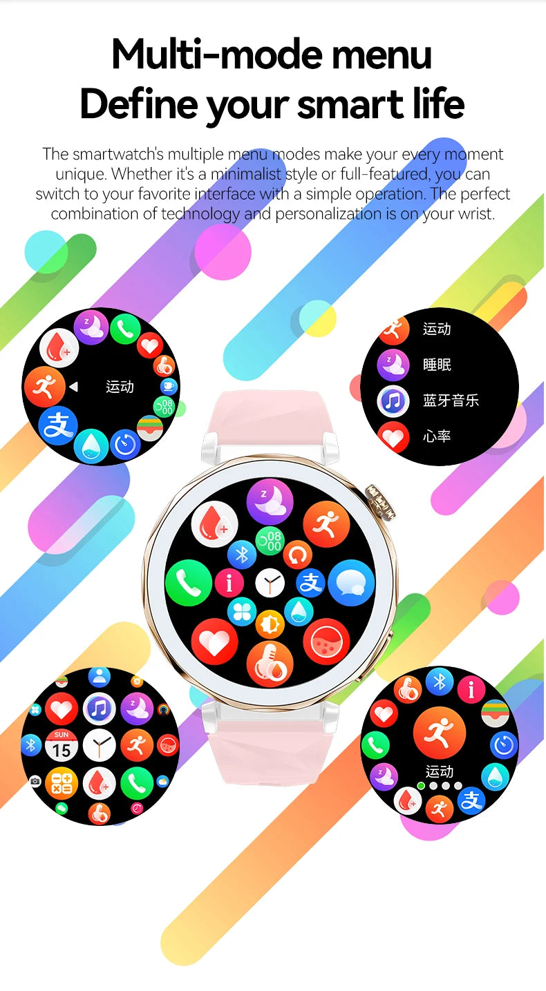 GT5 Mini Smartwatch with GPS NFC & Bluetooth Call