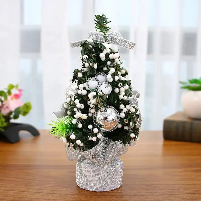 20cm Mini Christmas Tree Christmas Desktop Decoration Christmas Tree Decoration Home Christmas Party Decoration Christmas Tree
