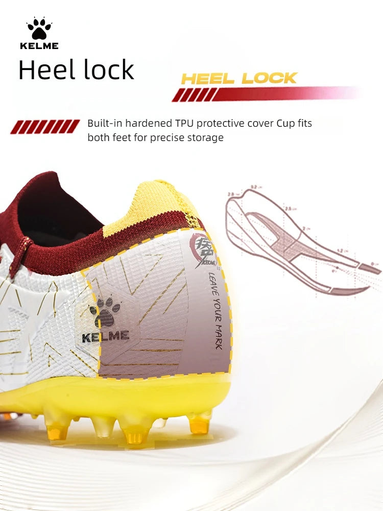 KELME Men’s Soccer Cleats – Professional AG Training Shoes