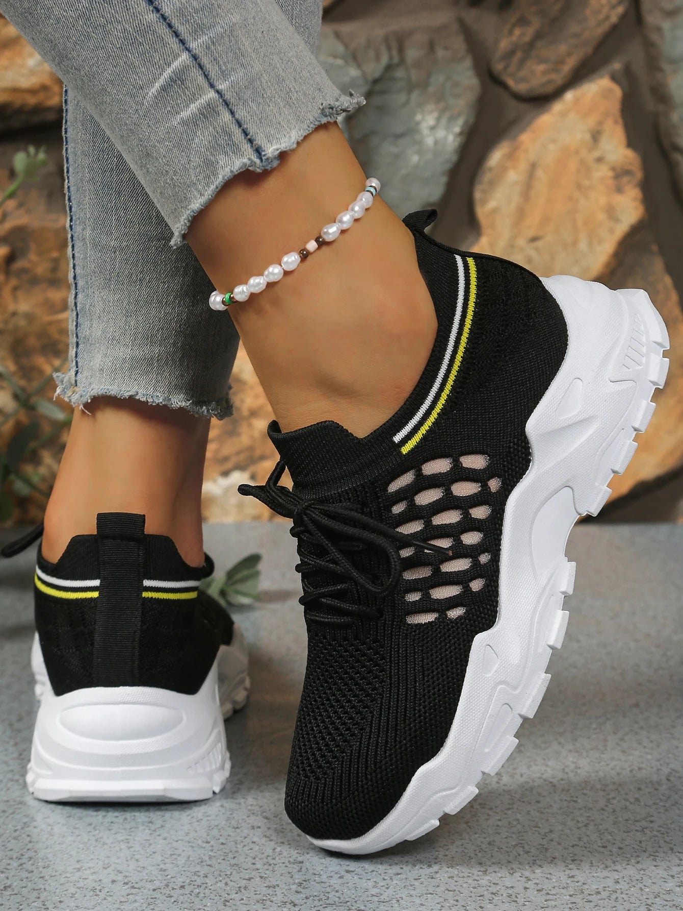 Women’s Leopard Print Slip-On Sneakers – Lightweight Canvas