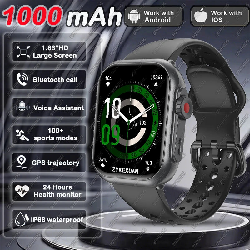 AMOLED Smart Watch with Bluetooth Call & GPS