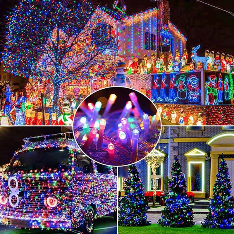 1Pack 10/20/40/80 Led Battery Powered String Lights Waterproof Fairy Lights For Bedroom Garden Party Christmas Tree Decorations