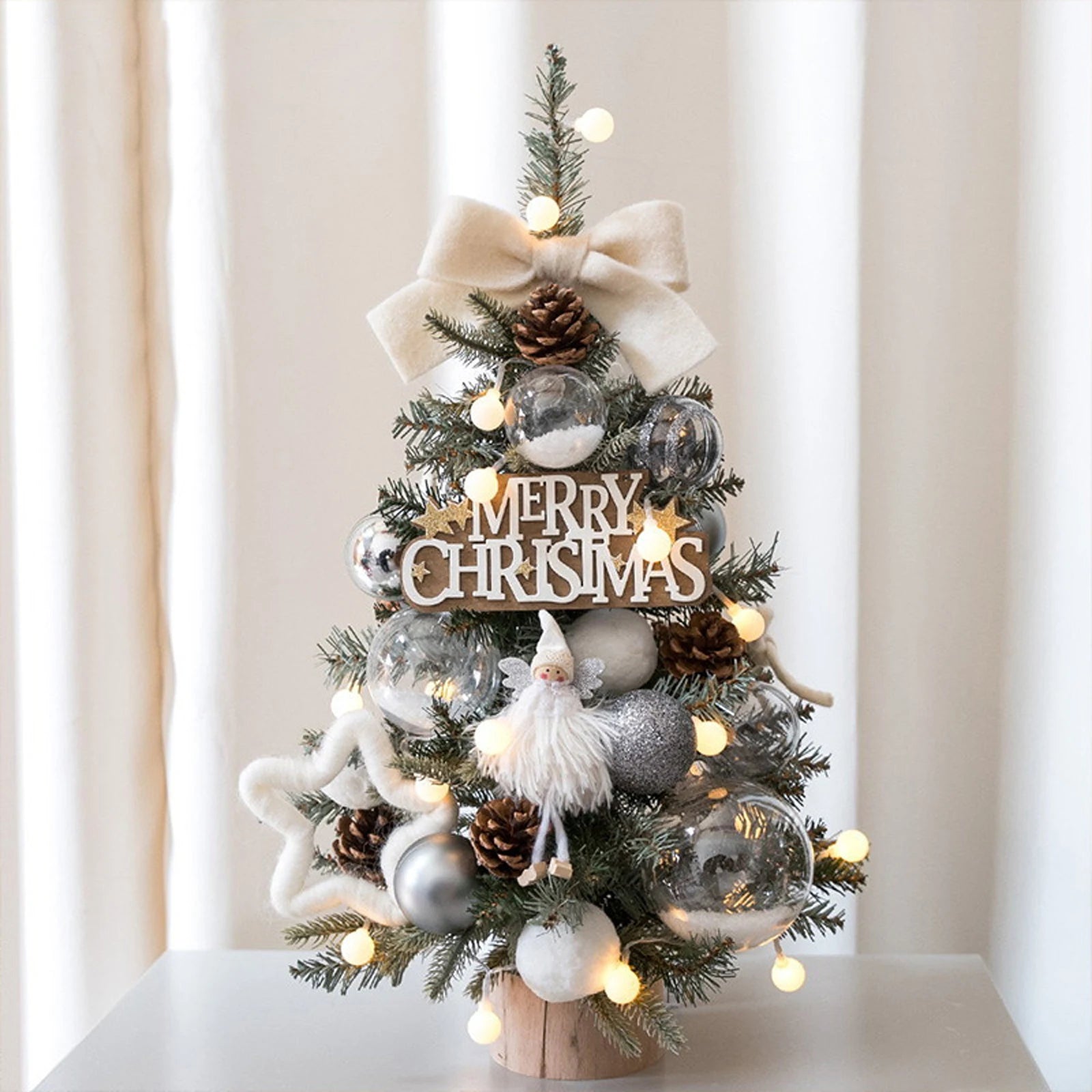 Classic Exquisite Christmas Tree Christmas Creatively Desktop Ornaments Family Festival Party Atmosphere Decoration Supplies