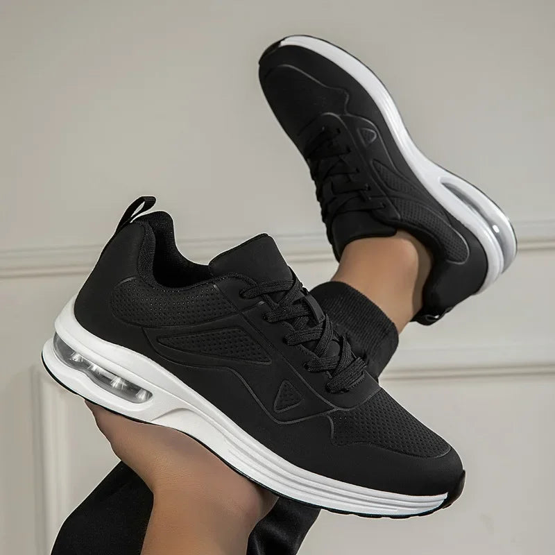 Men’s Lightweight Anti-Slip Walking Shoes – Breathable Lace-Up