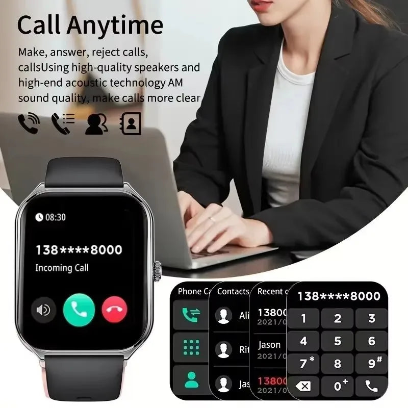 AMOLED GPS Smartwatch with BT Call & Heart Rate