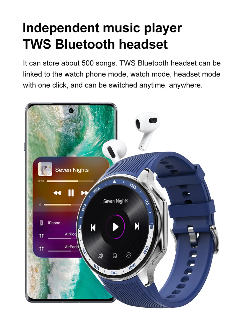 Watch X AMOLED Smart Watch with 32GB & Bluetooth Call