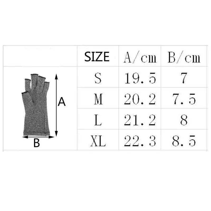 1 Pair Winter Warm Arthritis Gloves Anti Arthritis Therapy Compression Ache Joint Pain Relief Screen Gloves Health Care