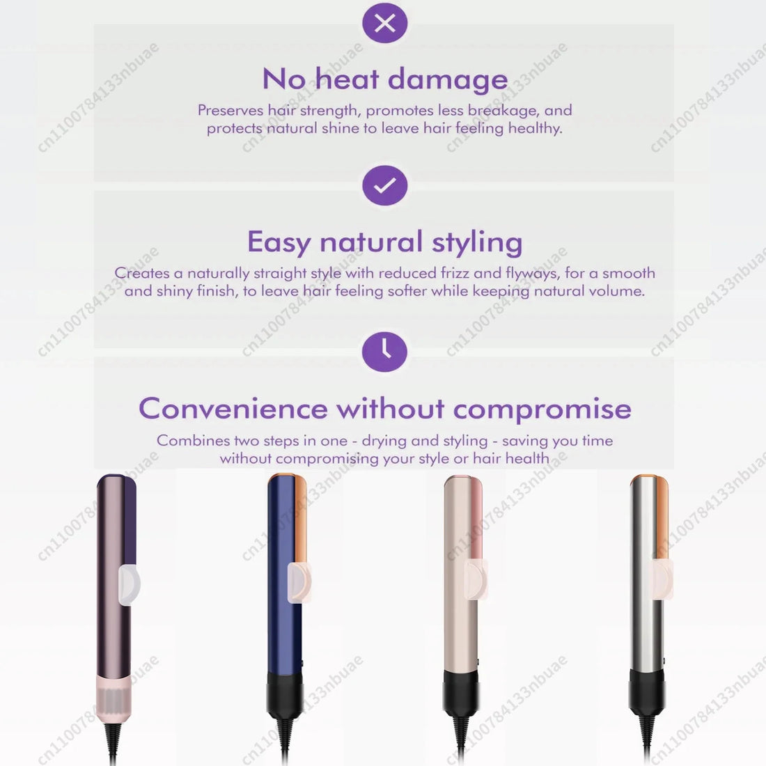 2-in-1 Hair Straightener & Dryer – Professional Ionic Styling Tool