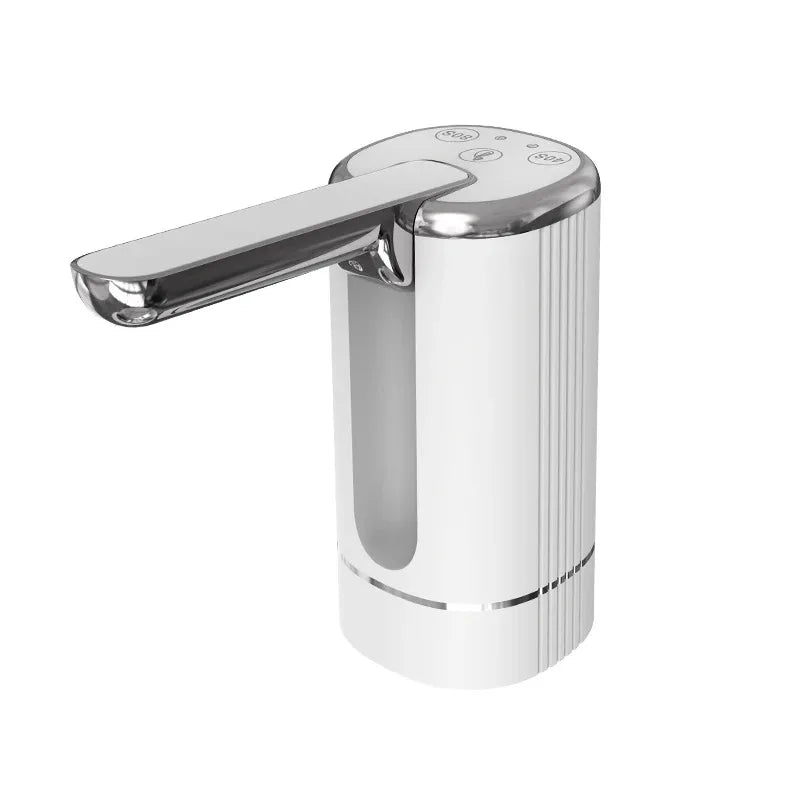 Foldable Water Dispenser Pump Handheld Portable USB Rechargeable Electric for Bottle Jug No Spill Quick Flow Desk Travel Camping