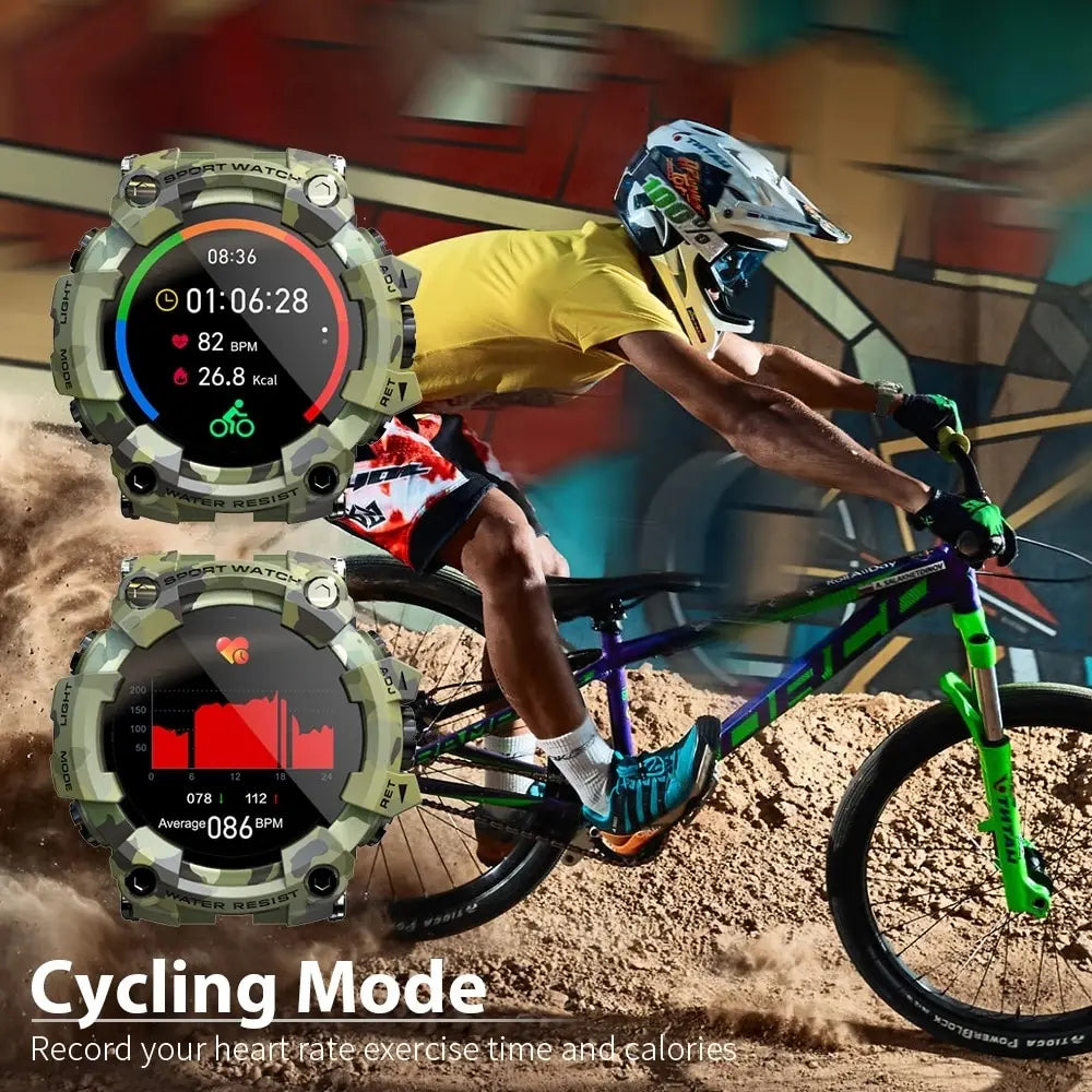 Fitness Smart Watch for Men with Heart Rate