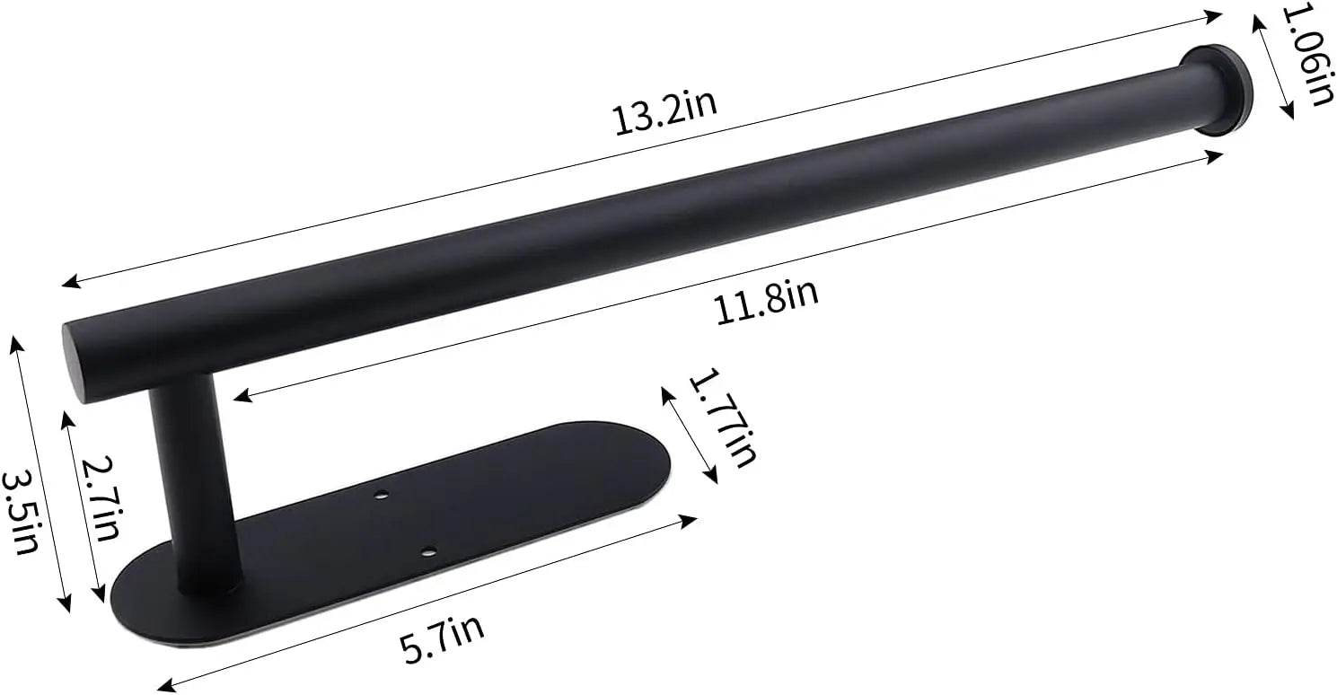 Paper Towel Holders for Kitchen Kitchen Roll Holder Paper Towels Self-Adhesive Under Cabinet Paper Towel Rack Stainless Steel