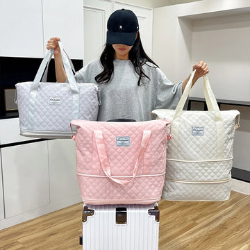 Travel Bag, Handheld Travel Bag, Large Capacity Expandable Fitness Bag, Outdoor Travel Luggage Bag, Storage Bag