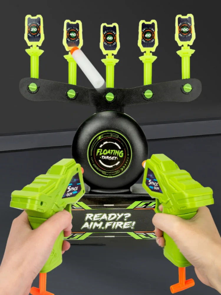 Suspended Tactical Electric Luminous Dart Board Target System for Children Airsoft Shooting Game Outdoor Sports Educational Toy