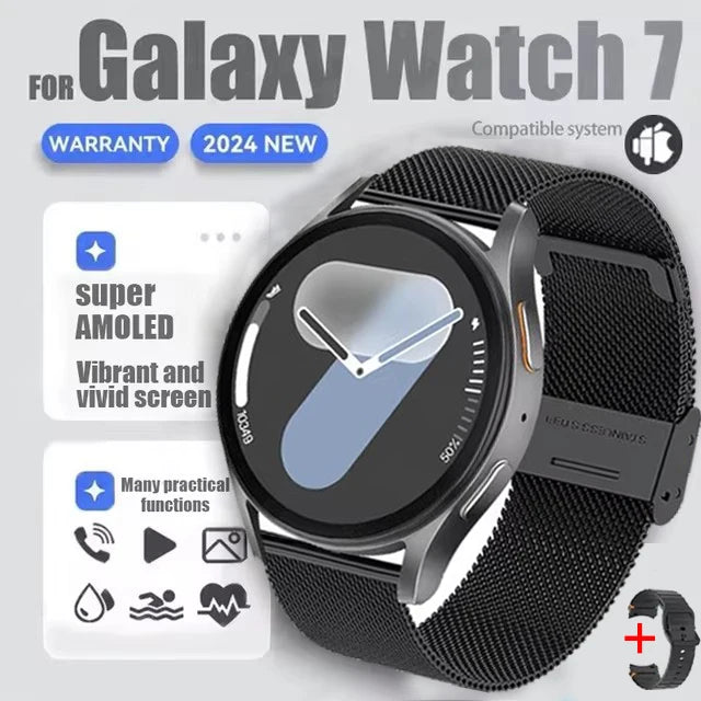 2025 New SmartWatch 7 Men GPS Tracking NFC Control Health monitoring Women SmartWatch Health Tracker Bluetooth call Smart Watch