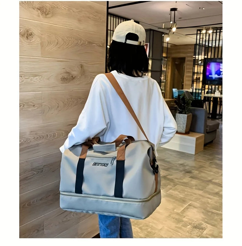 Large Capacity Luggage Bag, A Good Helper for Travel and Boarding Storage, Fashionable and Practical At The Same Time