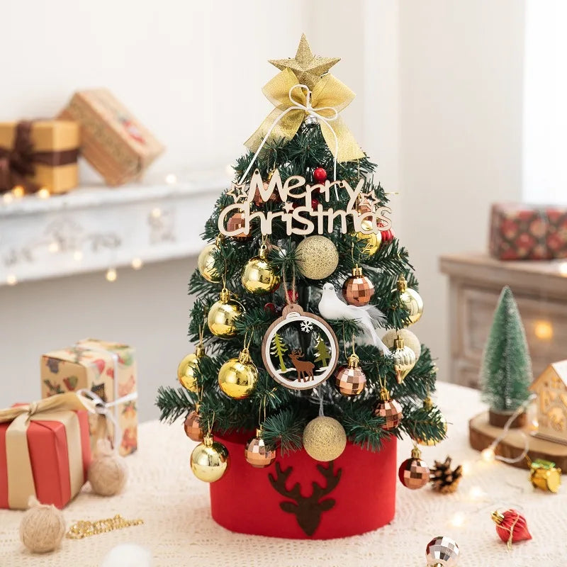 Desktop Christmas Tree Plush Christmas Tree Ornament Gift Christmas Tree Decoration DIY Christmas Tree Mini