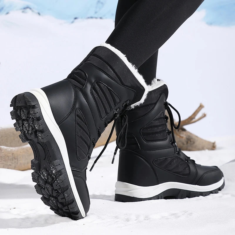 Women’s Winter Snow Boots – Waterproof Ankle Hiking Shoes