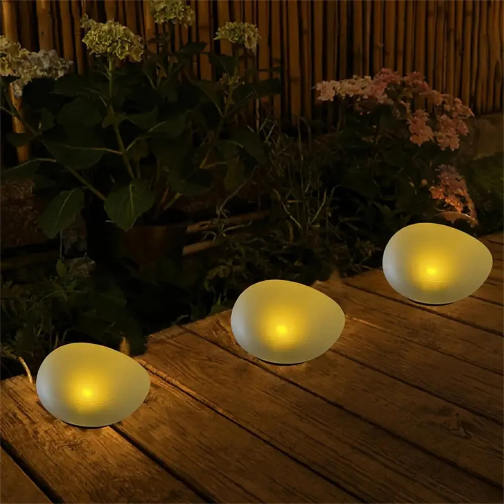Solar LED Garden Lawn Glowing Globe Light Waterproof Patio Lawn Landscape LED Ball Lights Ambient Outdoor Garden Lamp Lights