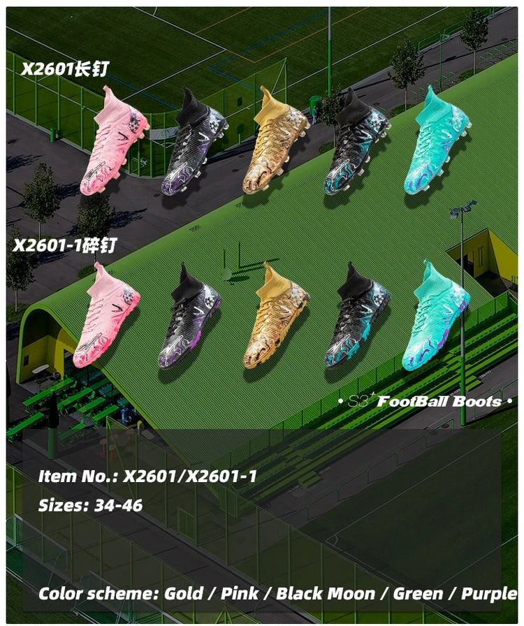 Unisex Soccer Boots – Professional Non-Slip Football Shoes