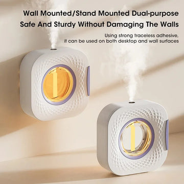 Smart Aroma Diffuser Air Purifier Digital Display 4 Gears USB Charging Wall Mount Tabletop Plant Essential Oils for Living Room