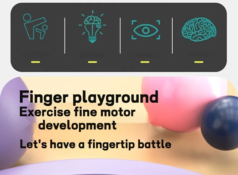 Kids Pinball Table - Two-player game, fun game, improve children's skills