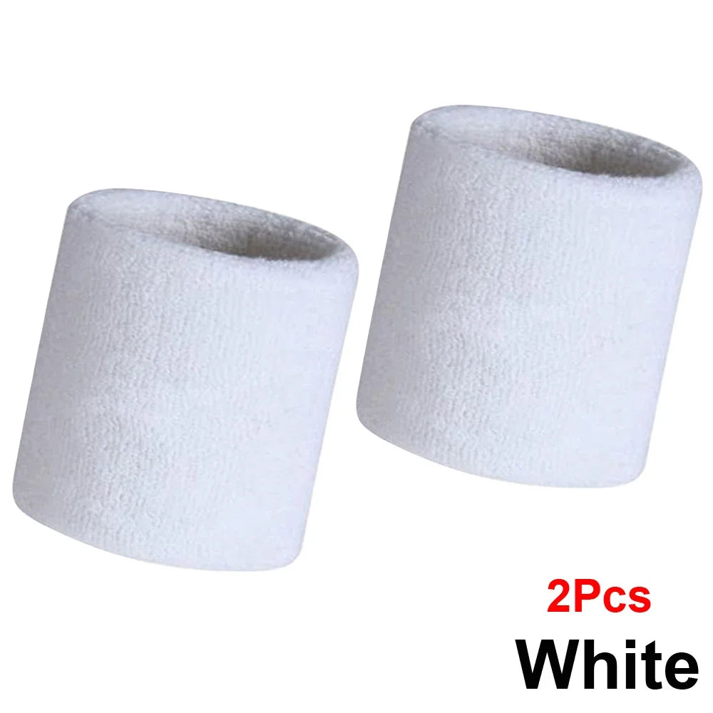 Unique Sports Multi Colors Pack Sports Wrist Sweat Wristbands for Basketball Leagues（Black/Yellow/White/Blue/Pink/Red/Gray)