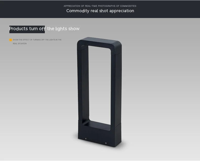 LED10W Lighting Lawn Lamp Outdoor Waterproof IP65 Aluminum Alloy Chinese-Style Arch Shape Park Villa Garden Landscape Decoration