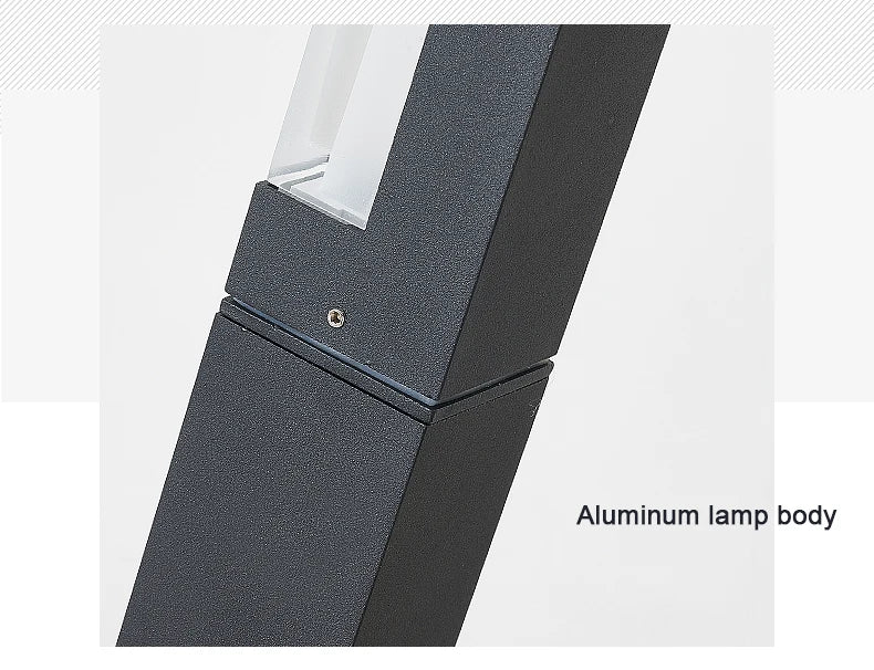 Waterproof IP65 LED Lawn Light 110V 220V Aluminum Acrylic Street light 30 40 60 80 100CM For Garden Courtyard Villa Lighting