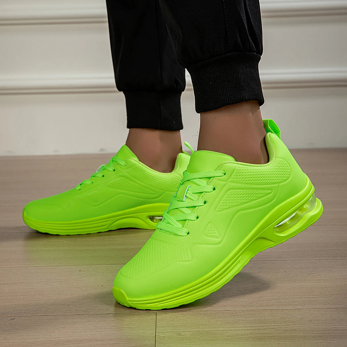 Men’s Lightweight Anti-Slip Walking Shoes – Breathable Lace-Up