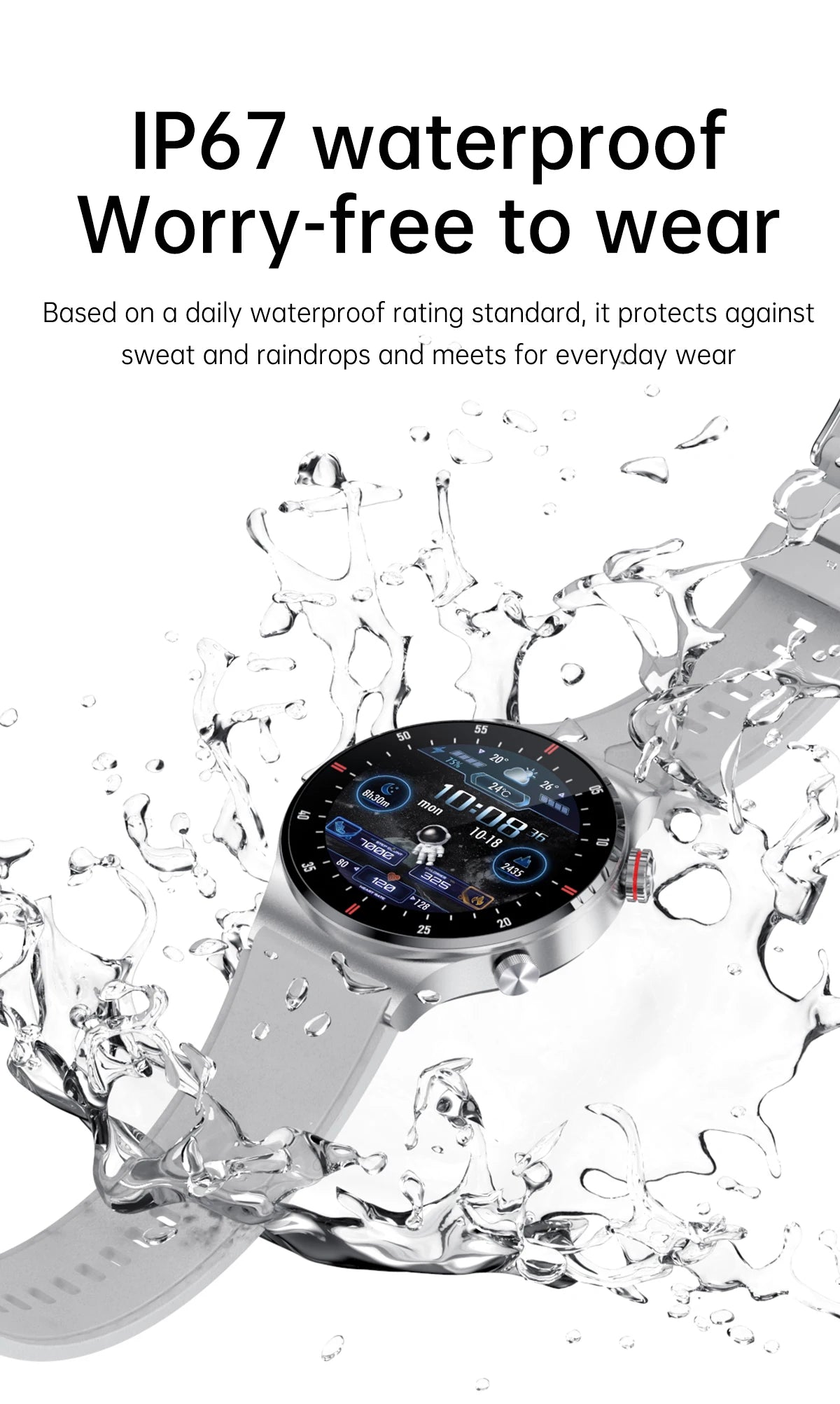 QW33 AMOLED Smart Watch with NFC & Call