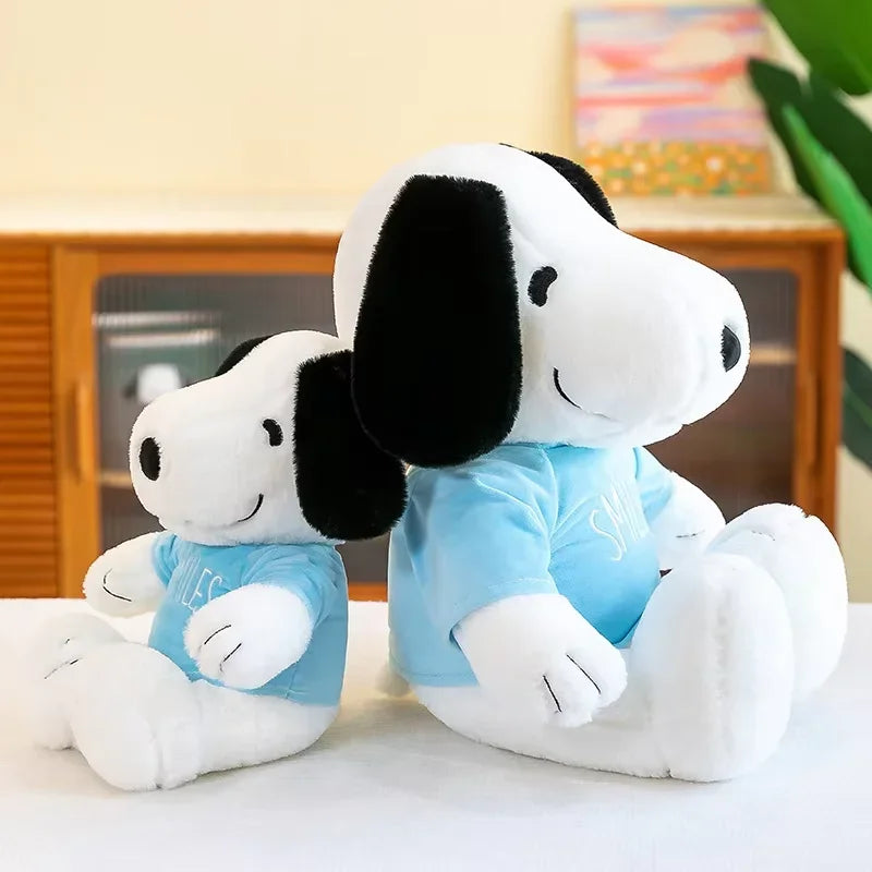 35cm Kawaii Snoopy Plush Toy White Dog Soft Pillow Stuffed Doll Cartoon Animal Birthday Gifts For Girlfriends Kids Decorate
