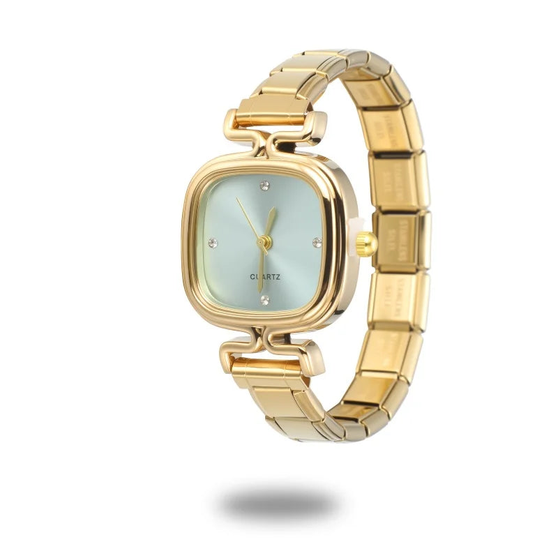 Men Women Stainless Steel Simple Watch Fit 9mm Bracelet For Student Friend Wife Birthday DIY Fashion Jewelry Gifts Dropshipping