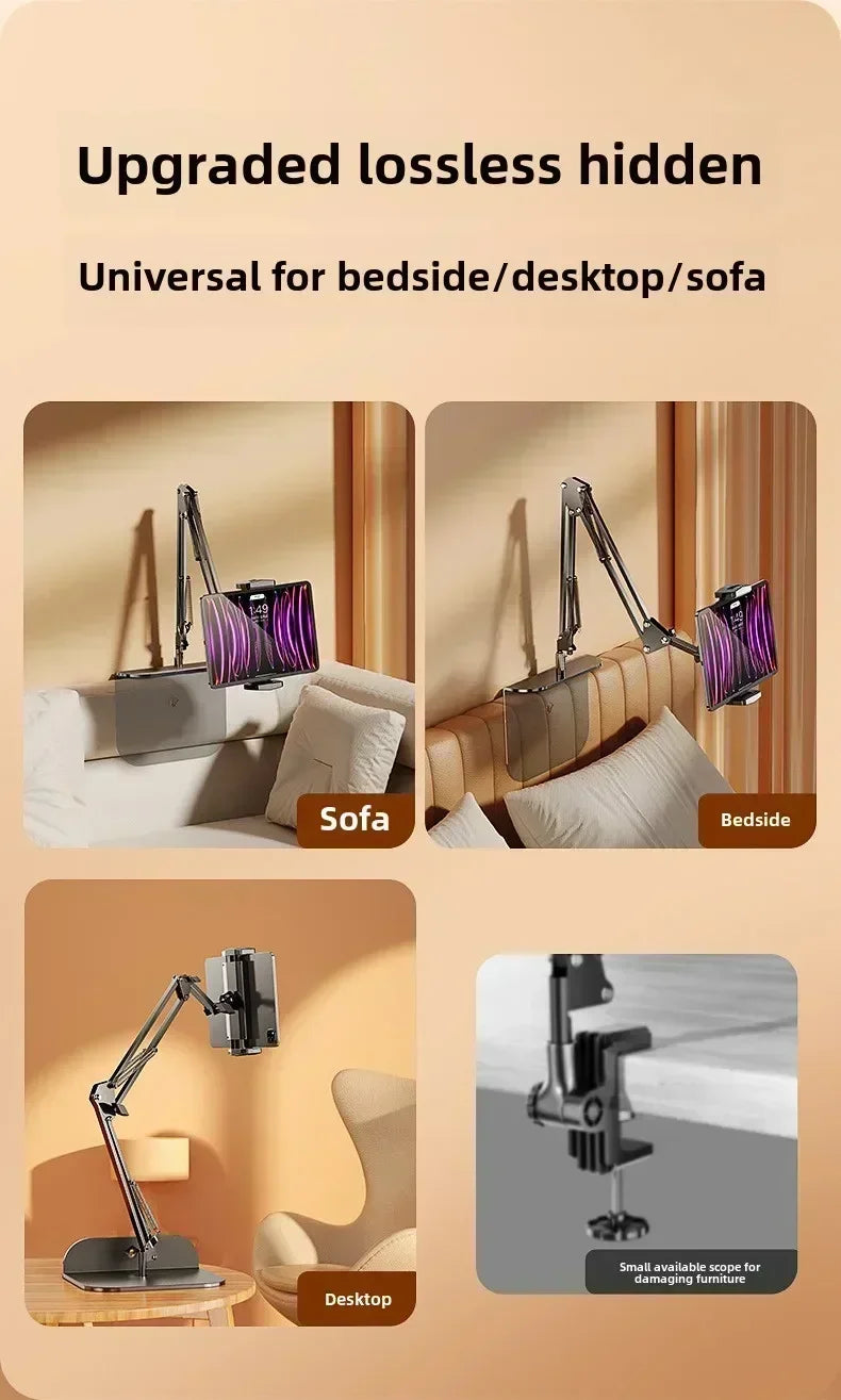 Adjustable Lazy Phone Stand – Bedside & Desktop Holder