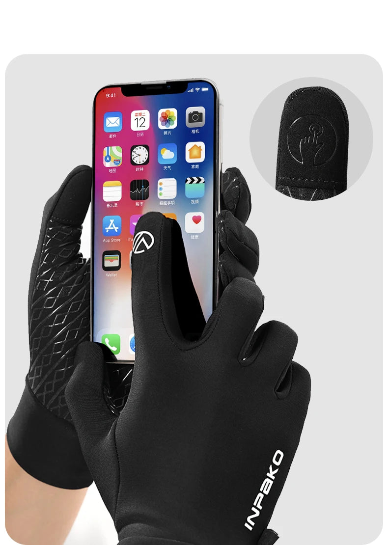Winter Cycling Gloves Touchscreen Windproof