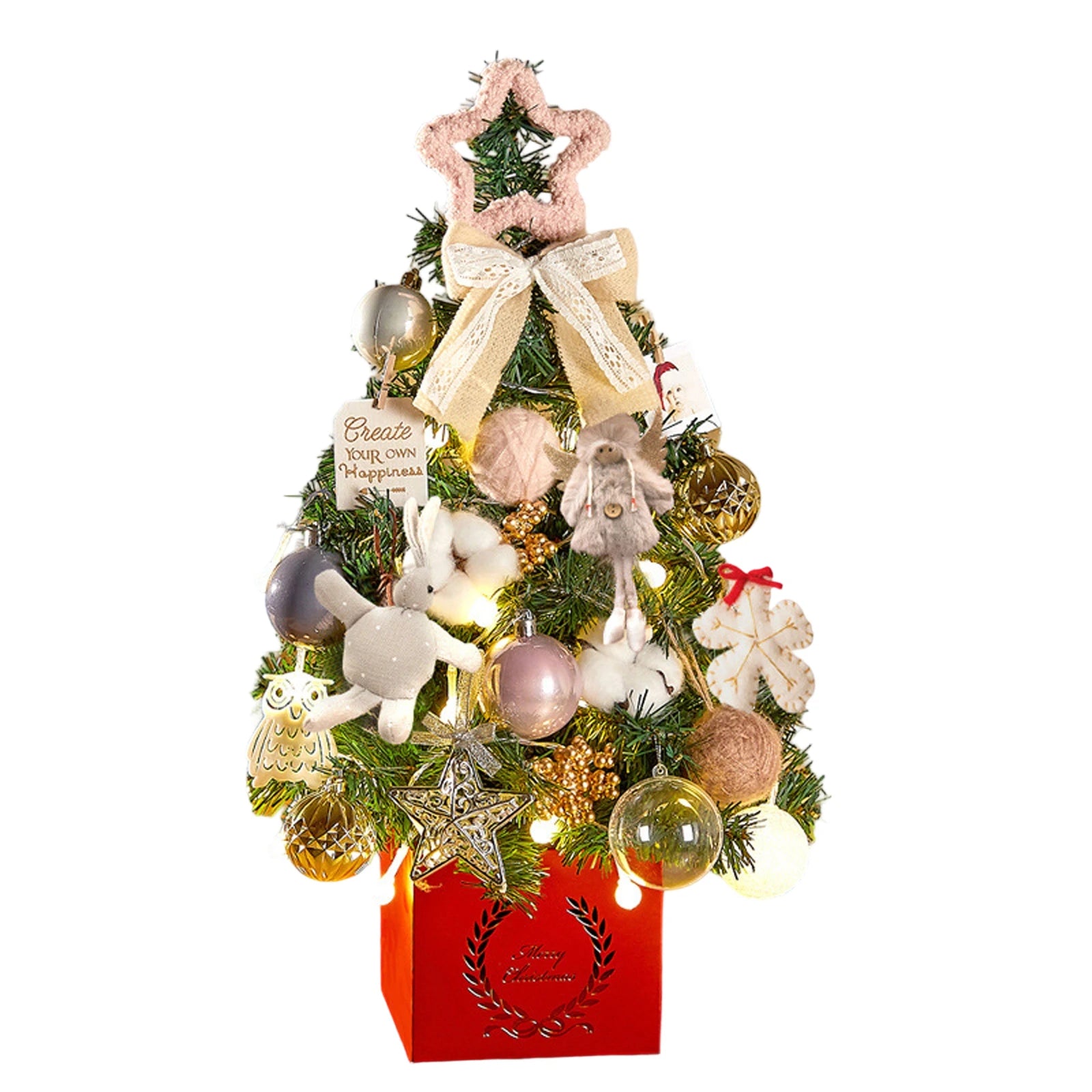 Classic Exquisite Christmas Tree Christmas Creatively Desktop Ornaments Family Festival Party Atmosphere Decoration Supplies